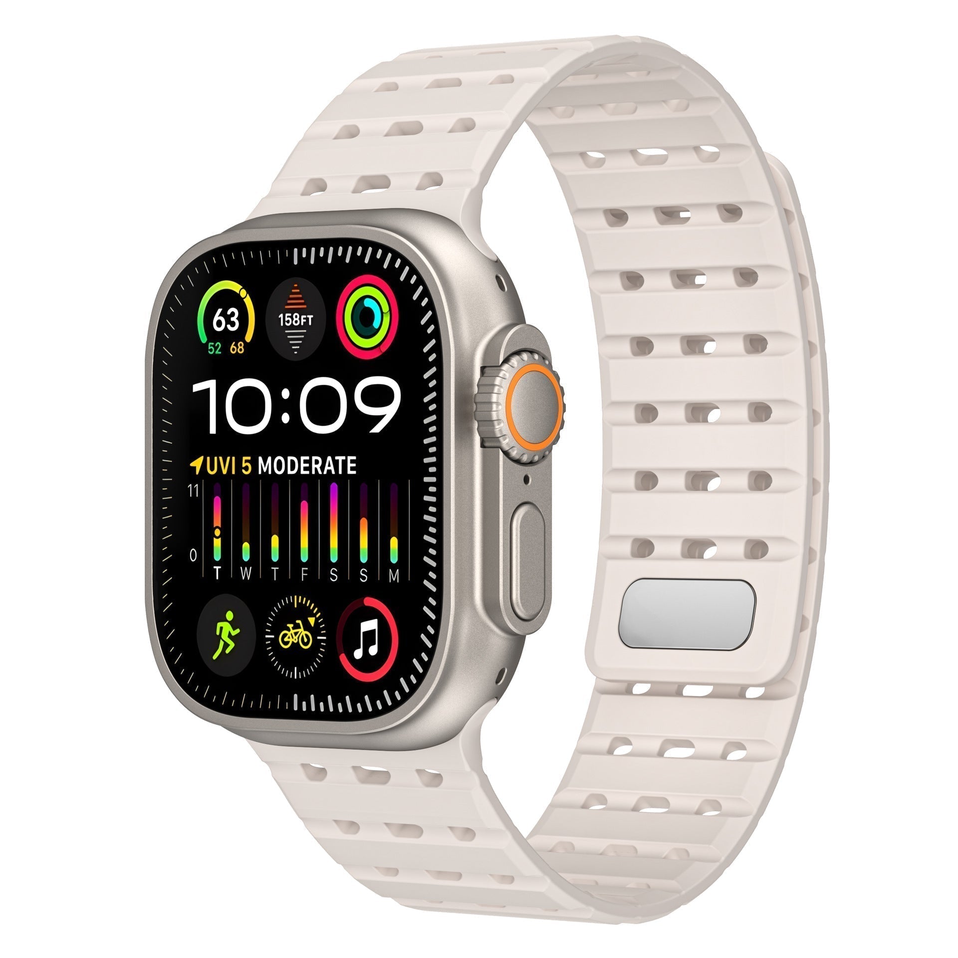 Averlo Magnetic Breathable Silicone Strap for Apple Watch | Lersk
