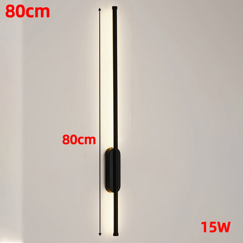 Lampada da parete LED Nordic con elegante luce ambientale per soggiorni | Lersk