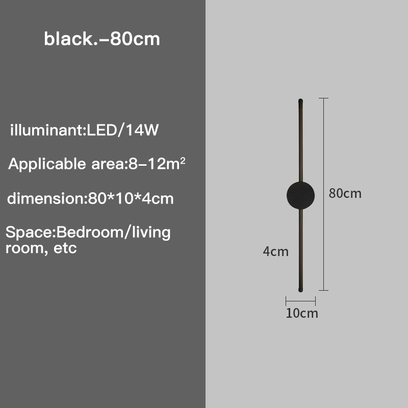 I-formet LED-væglampe med 3-tone niveauer til stuen | Lersk