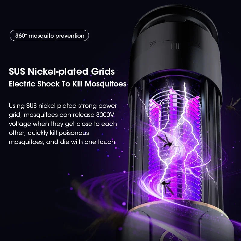 Dual Action Mosquito Killer Camping Lantern USB Insect Trap | Lersk