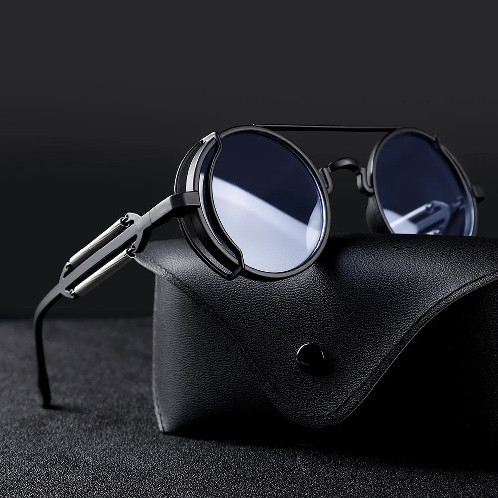 Lunettes de soleil vintage punk NovaRix avec verres miroir classiques | Lersk