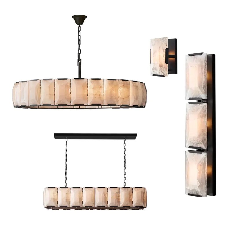 Stmívatelný LED lustr s žárovkami E14 Retro americký styl | Lersk