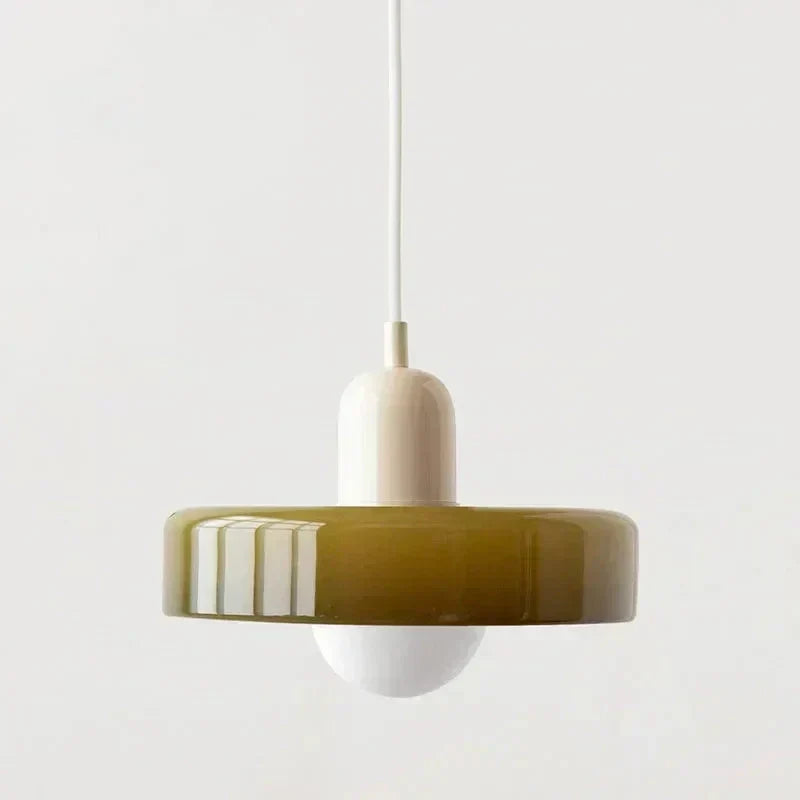 Azura Crystal Glass Pendant Light With LED Bulb Included