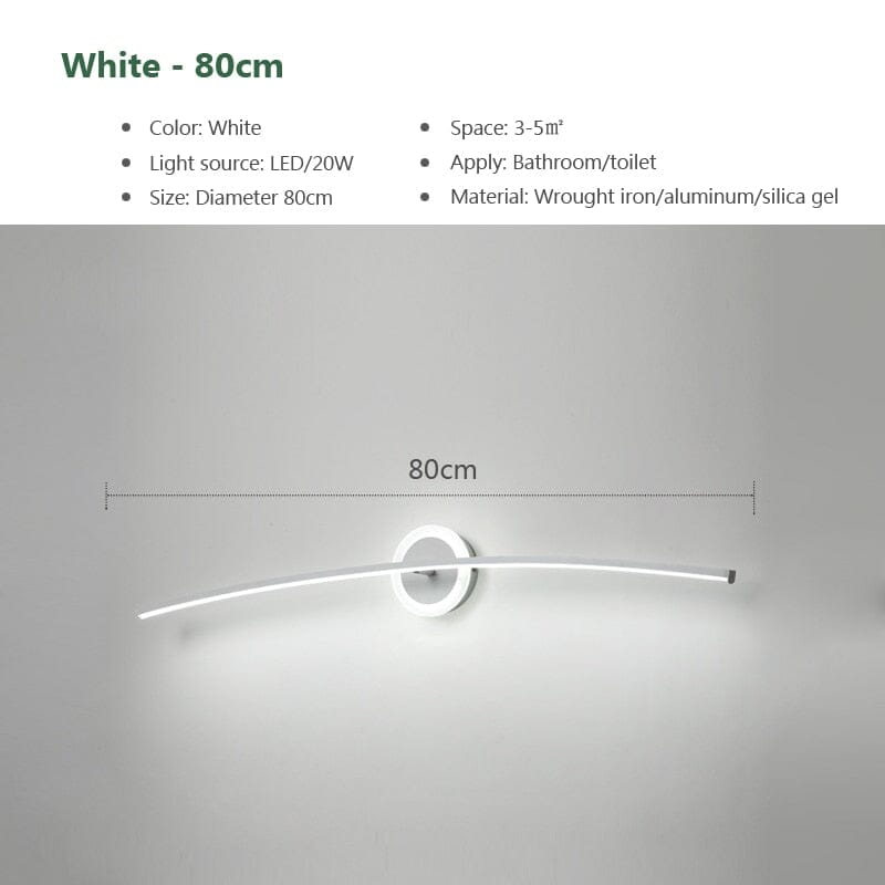 MirroLux | Lampa ścienna LED do lustra łazienkowego | Lersk