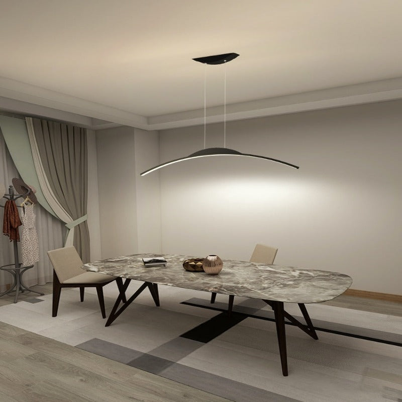 Sereno Elegant LED Island Chandelier for Dining Room | Lersk