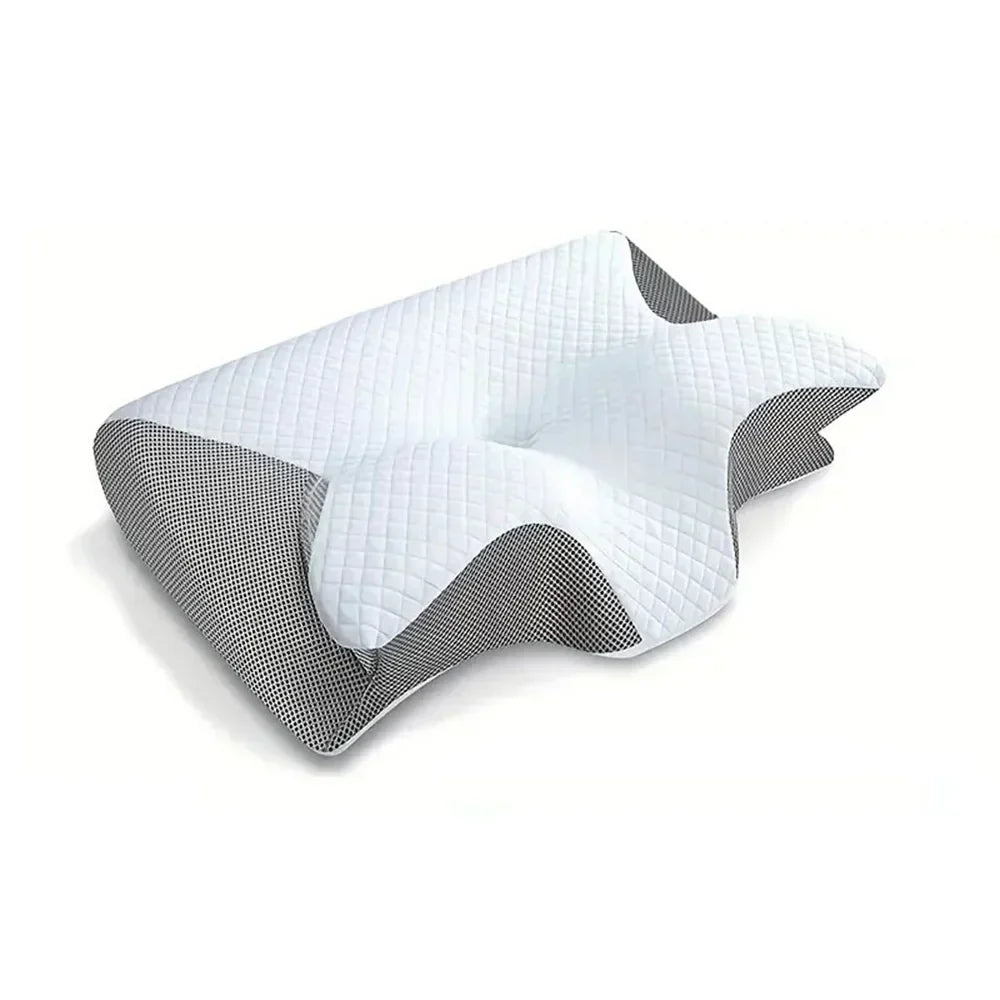SomniEase Ergonomic 2-in-1 Memory Foam Cervical Pillow