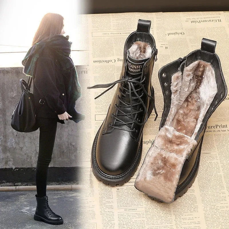 Solenne | Elegant Black Winter Boots | Lersk