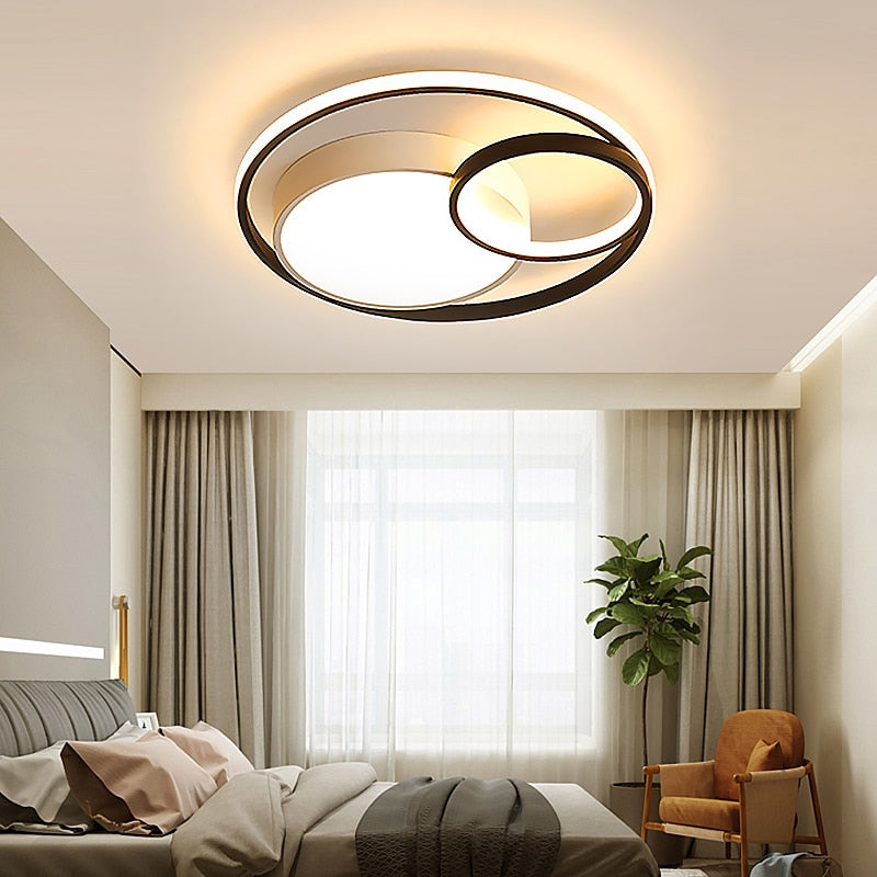 Oriselle | Zeitgenössische Endless Rings LED-Deckenleuchte | Lersk