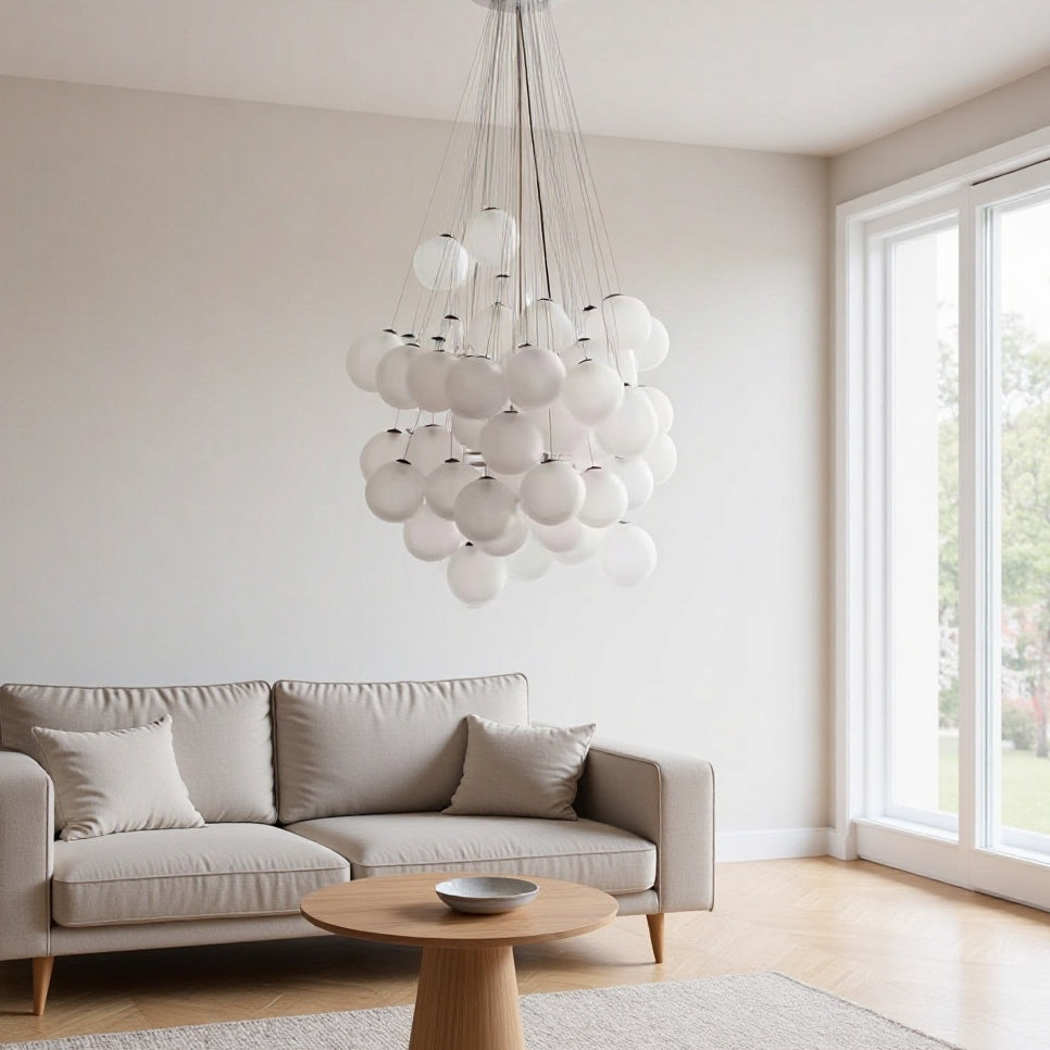 Modern Crystal Pendant Lamp – Elegant LED Ceiling Fixture For Living Rooms And Bedrooms | Lersk