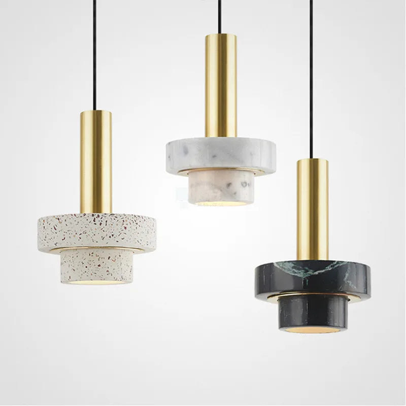 Rowen Pendant Light in Natural Marble | Lersk