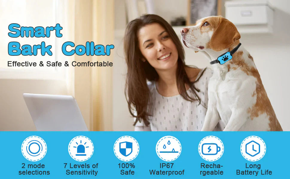 Collare Antabbaio CalmPaw Pro per Cani con Riconoscimento Intelligente