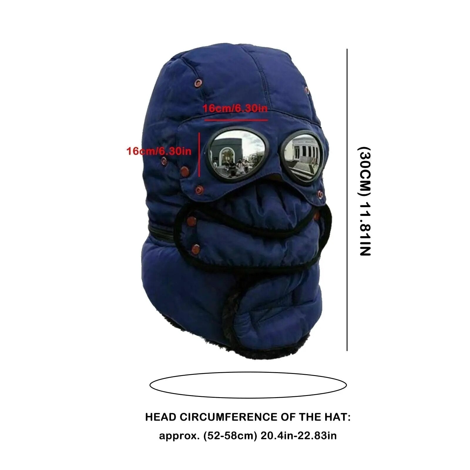 Polar Vision Thermo Szélálló Arcmaszk Hideg Időjáráshoz, Szabadtéri Használatra | Lersk