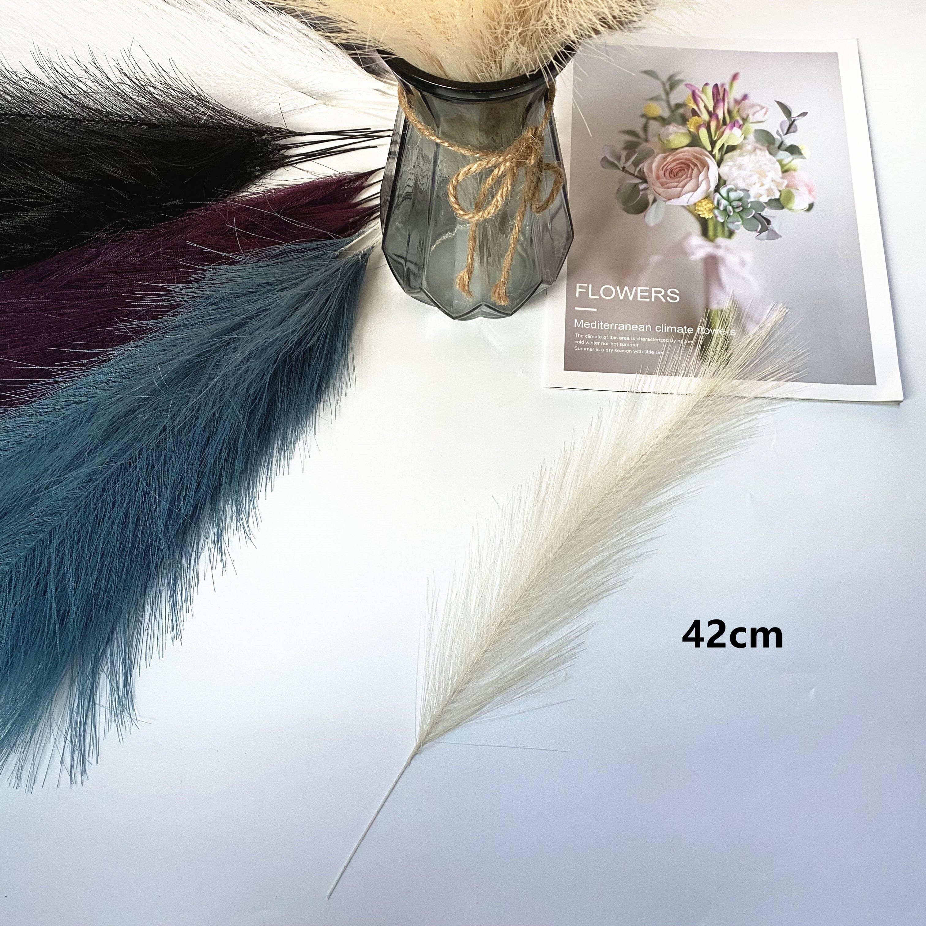 Aurelle 20-częściowa puszysta sztuczna trawa pampasowa w stylu boho, kolorowa | Lersk