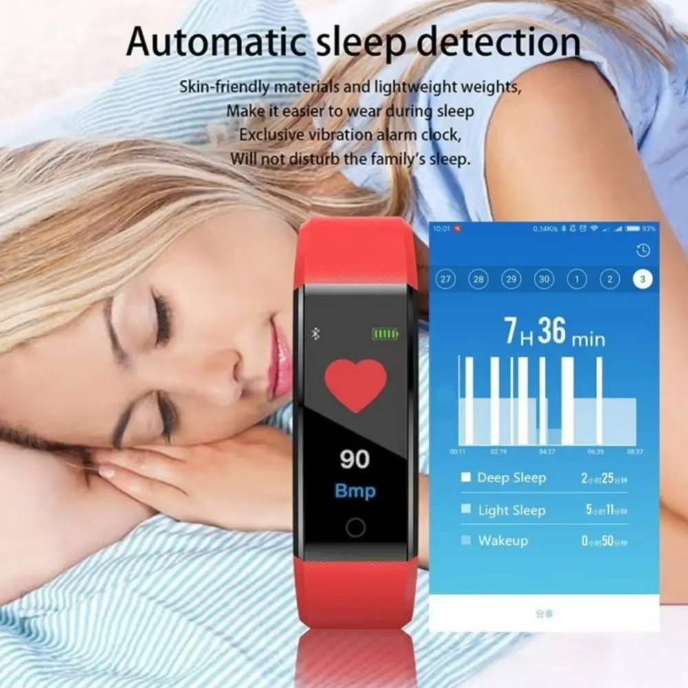 Orologio Smart Fitness Impermeabile con Monitoraggio della Frequenza Cardiaca e della Pressione Sanguigna per Uomo e Donna | Lersk