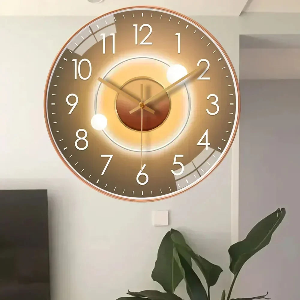 SereneTime Klasik Dijital Duvar Saati Sessiz Odalar İçin | Lersk