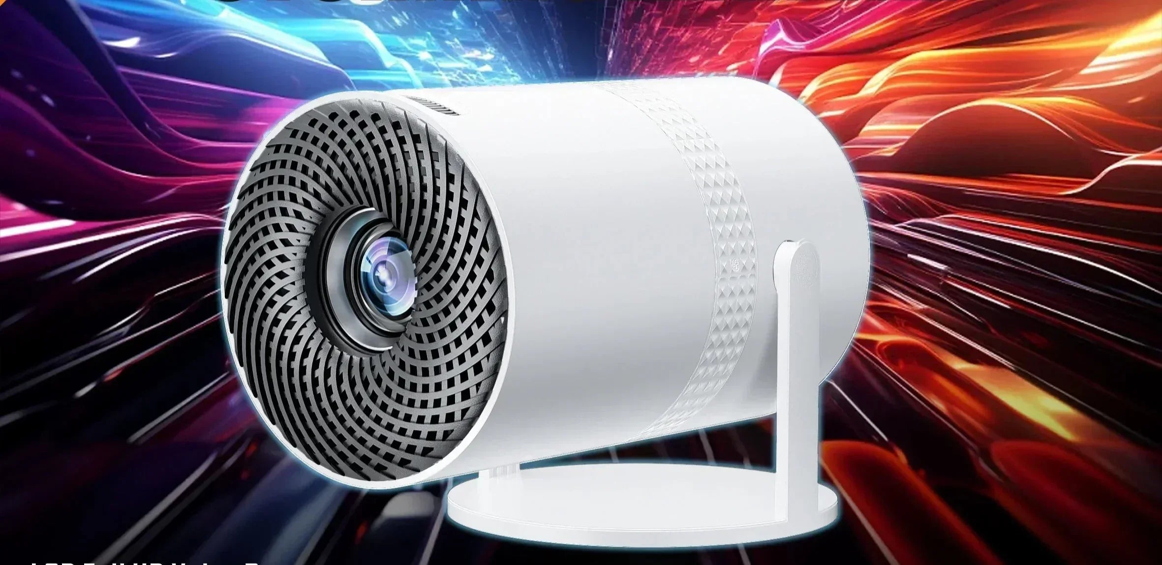 Clevora P300 Mini Portable Projector | 4K/8K Video Decoding, 720p HD, Android 11, Wi-Fi, Bluetooth 5.1 | Lersk
