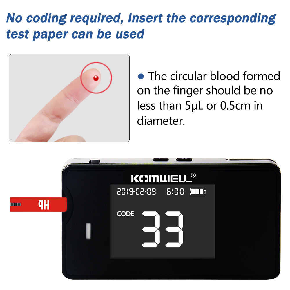 4 In 1 Health Monitor Cholesterol Glucose Hb Uric Acid | Lersk