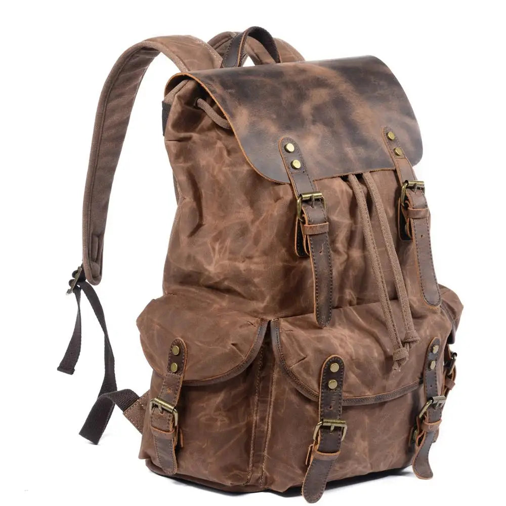 Ridgeway Canvas & Leather Backpack | Lersk