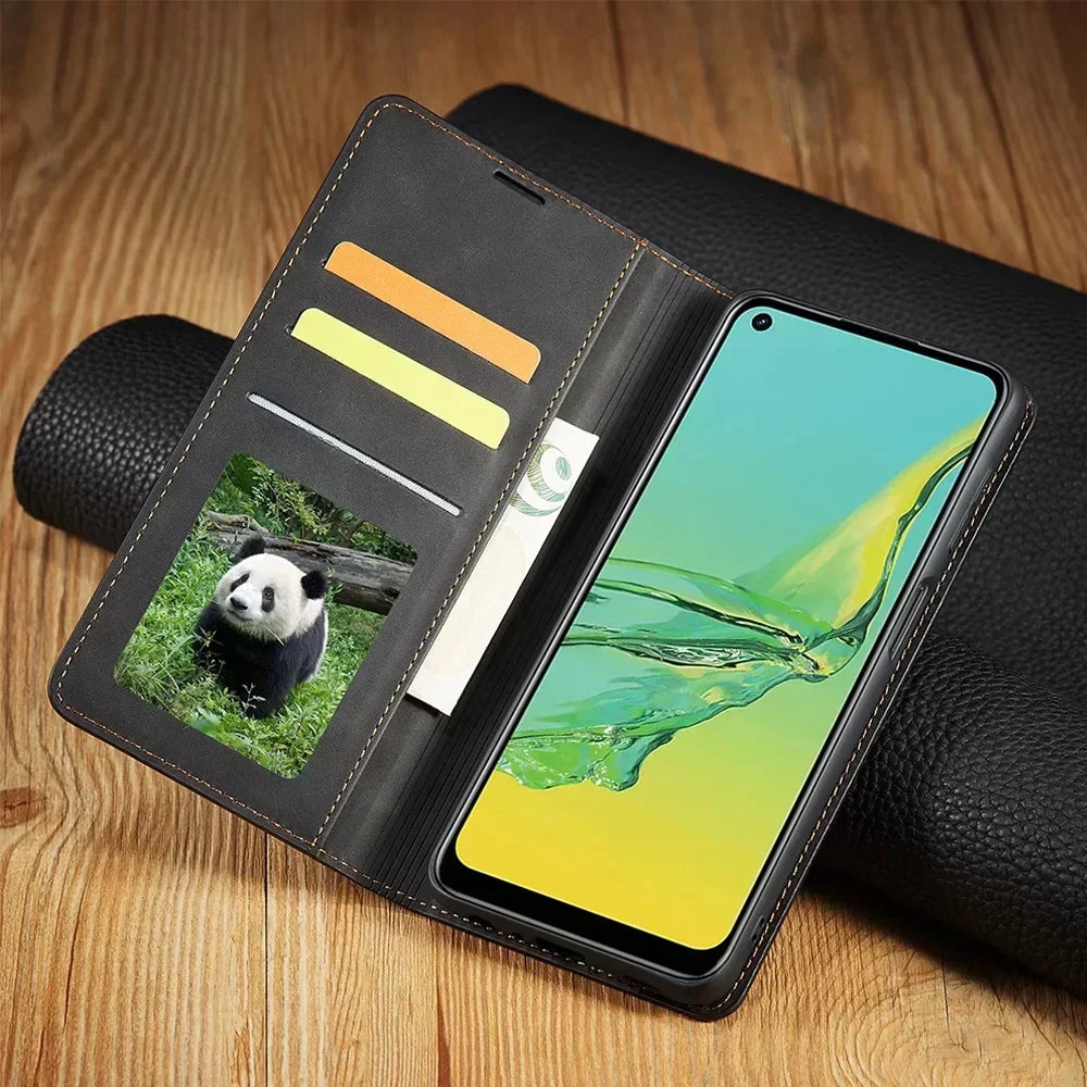 Samsung Case: Magnetic Leather Bag for Stylish Protection for Samsung Devices Everyday Use | Lersk