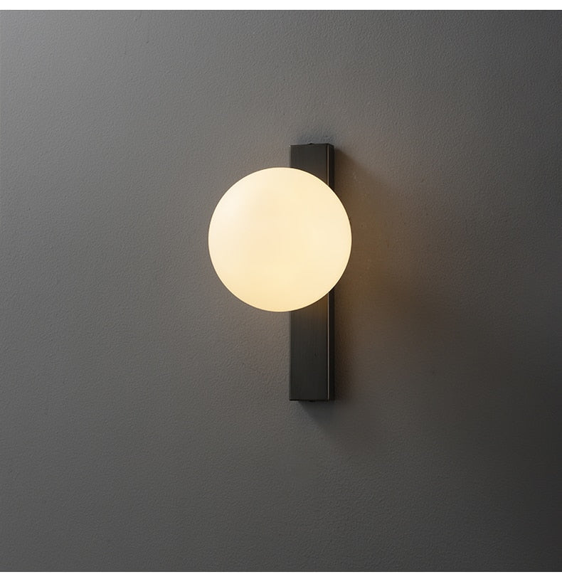 Applique da parete Aure Copper Circ LED per interni nordici | Lersk