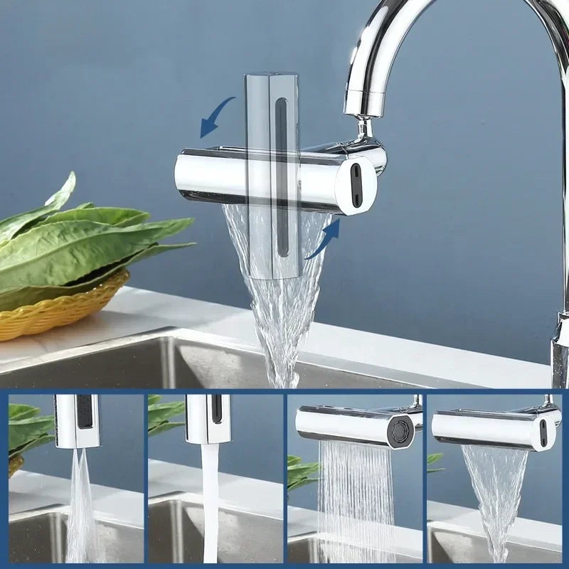 AquaFlow výsuvná umyvadlová baterie se 4 režimy a otočným kloubem 720° | Lersk