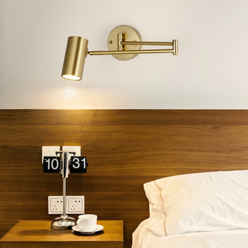 NovaLume Touch-Sensor Wall Light With Swing Arm LED | Lersk