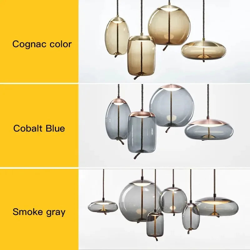 Aurum Glass Design Pendant Light Modern Suspension | Lersk