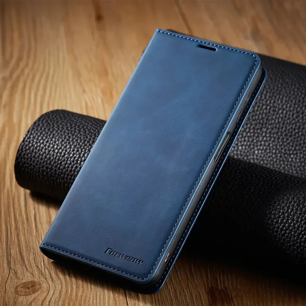 Samsung Case: Magnetic Leather Bag for Stylish Protection for Samsung Devices Everyday Use | Lersk
