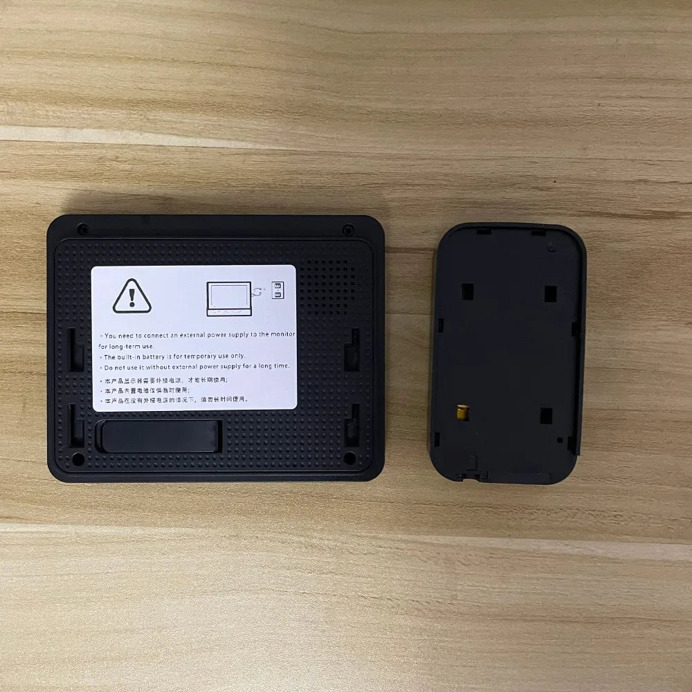 Wireless Video Doorbell With 4.3-Inch IPS Screen And Night Vision For Home Entry | Lersk