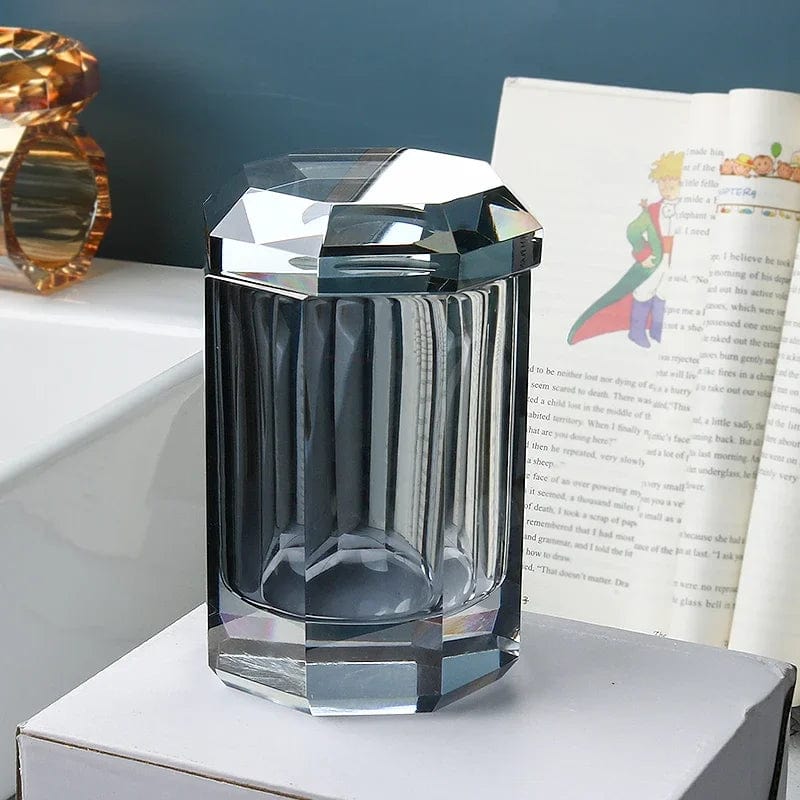 LumaGlass Crystal Glass Bath Accessory Ensemble Elite | Lersk