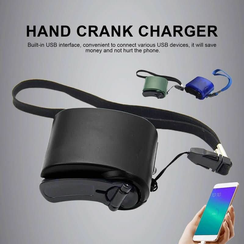Portable Hand Crank Emergency Charger With USB And LED Portable Hand Crank Emergency Charger With USB And LED | Lersk