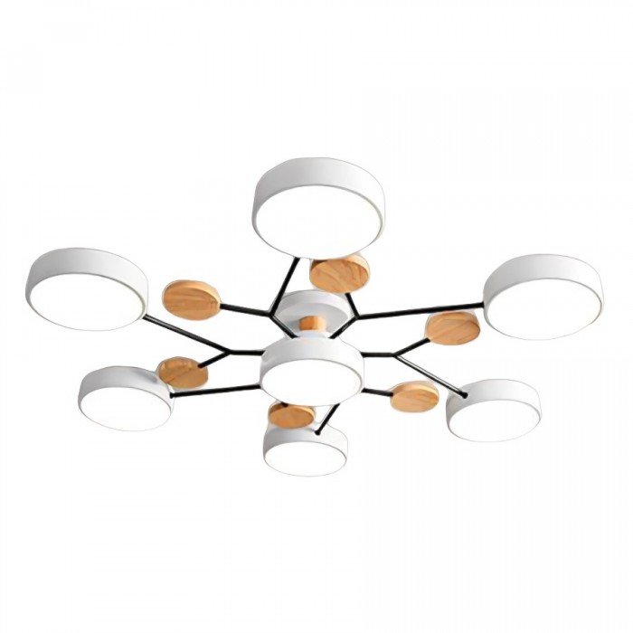 Scandinavian LED Ceiling Light With Branched Design Energy Efficient For Home Decor | Lersk