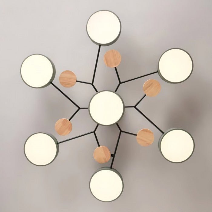 Scandinavian LED Ceiling Light With Branched Design Energy Efficient For Home Decor | Lersk
