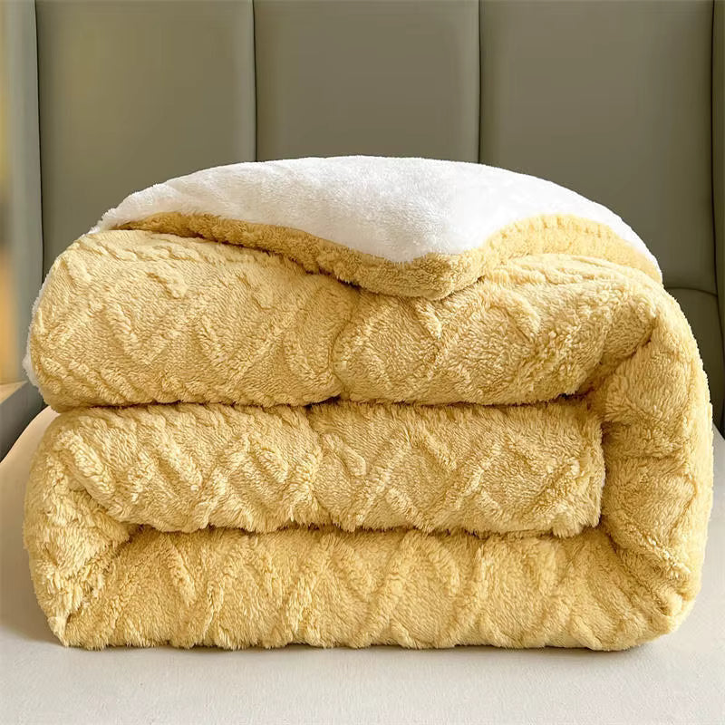 NylaWeave Lamb Cashmere Weighted Blanket Ultra Warm Winter | Lersk