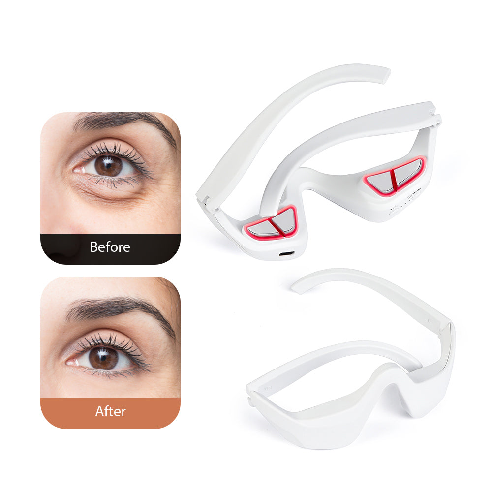 Appareil de massage par lumière rouge pour les yeux fatigués, réduit les rides et les poches | Lersk