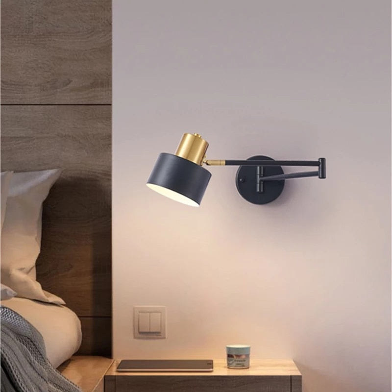 NovaLume Touch-Sensor Wall Light With Swing Arm LED | Lersk