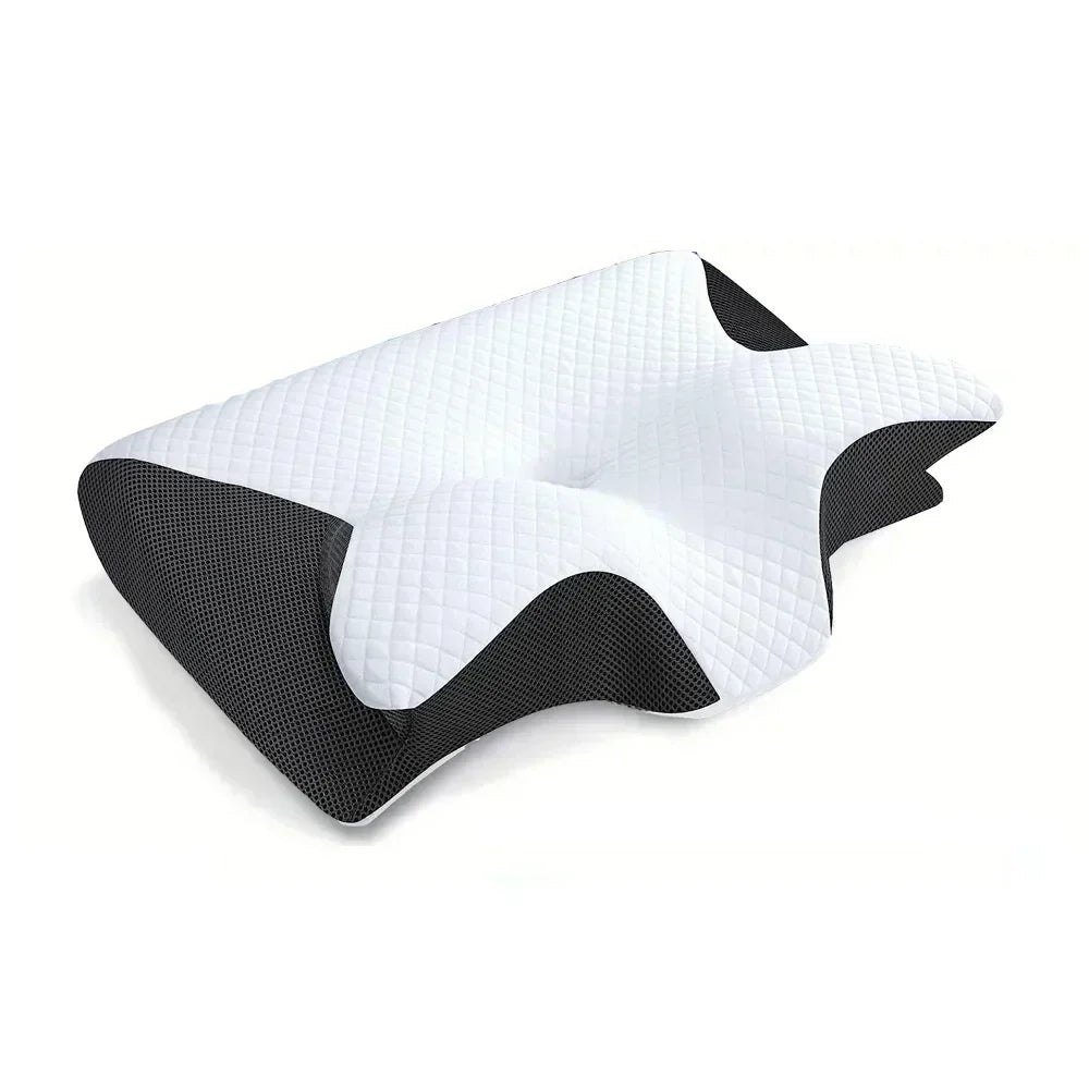 SomniEase Ergonomic 2-in-1 Memory Foam Cervical Pillow | Lersk