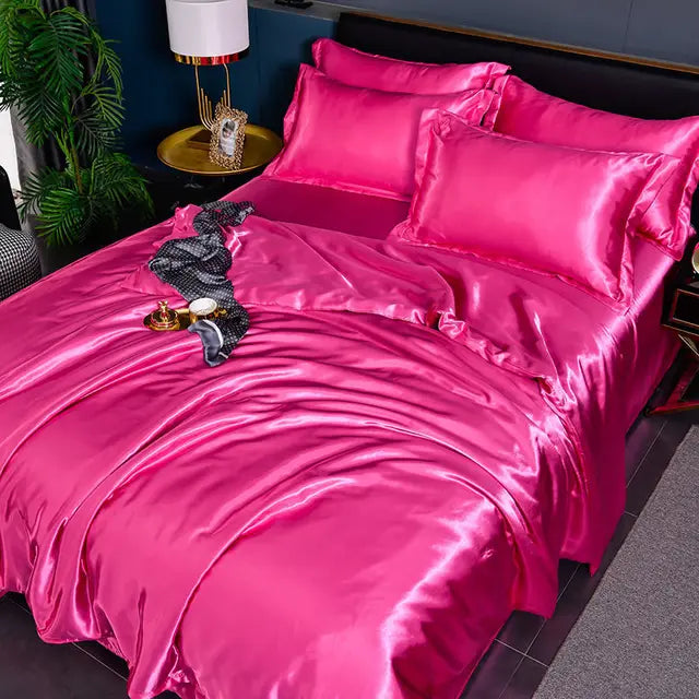 Velouria Satin Duvet Cover For Luxurious Sleep Comfort | Lersk