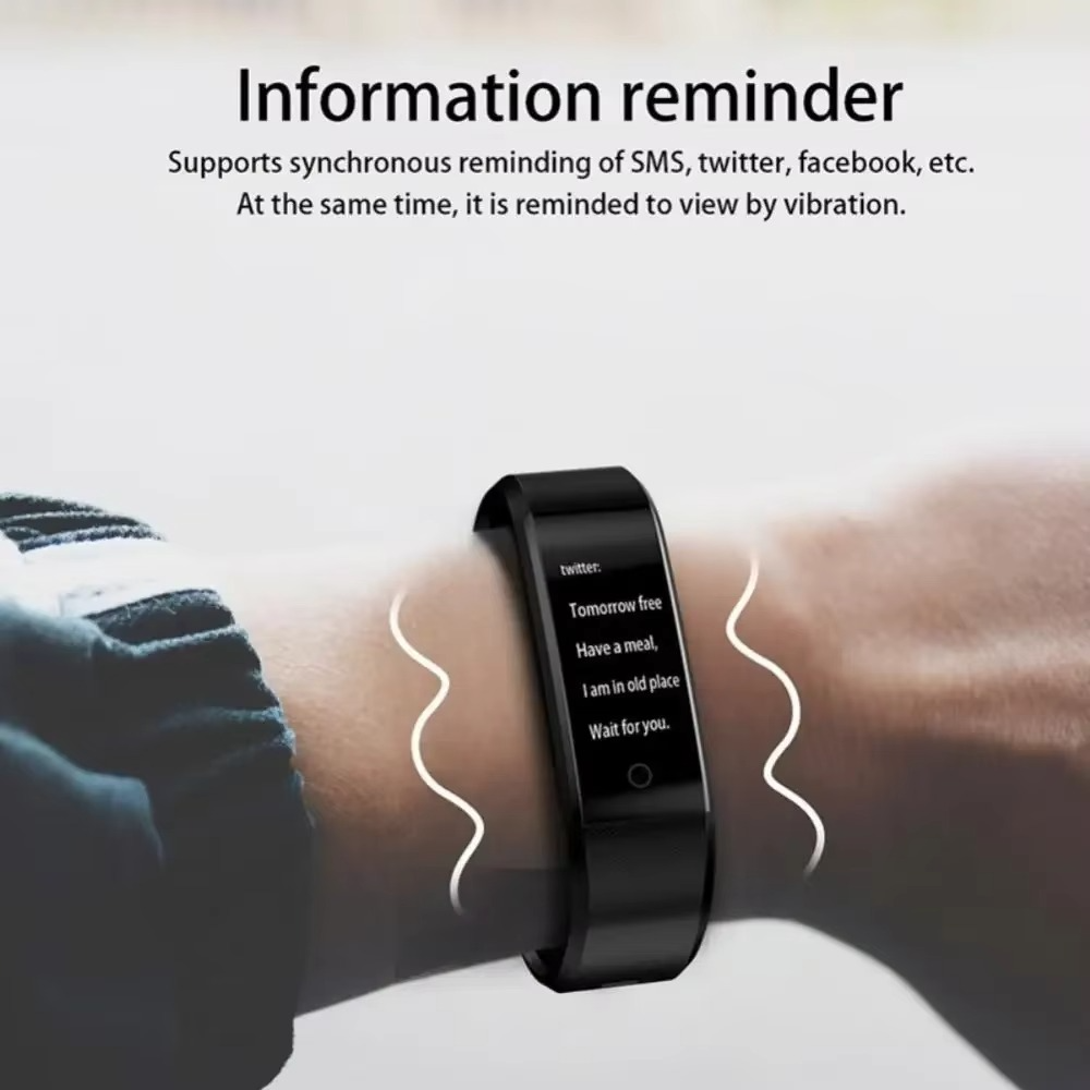 Orologio Smart Fitness Impermeabile con Monitoraggio della Frequenza Cardiaca e della Pressione Sanguigna per Uomo e Donna | Lersk