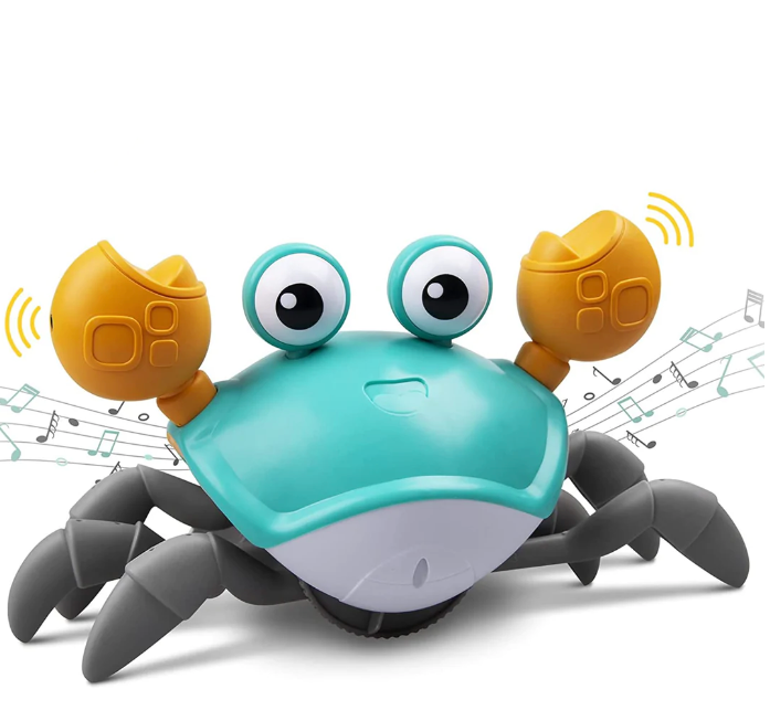 CrawlCrab Walker Toy for Toddlers with Movement Sensors | Lersk