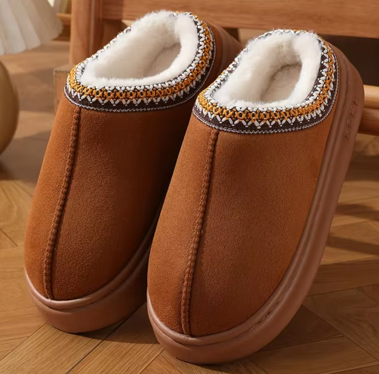 Wool-Lined Sheepskin Slippers for Everyday Home Comfort | Lersk