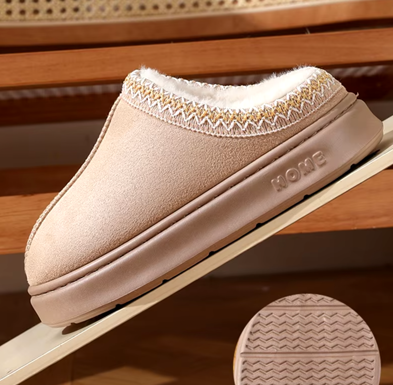 Wool-Lined Sheepskin Slippers for Everyday Home Comfort | Lersk