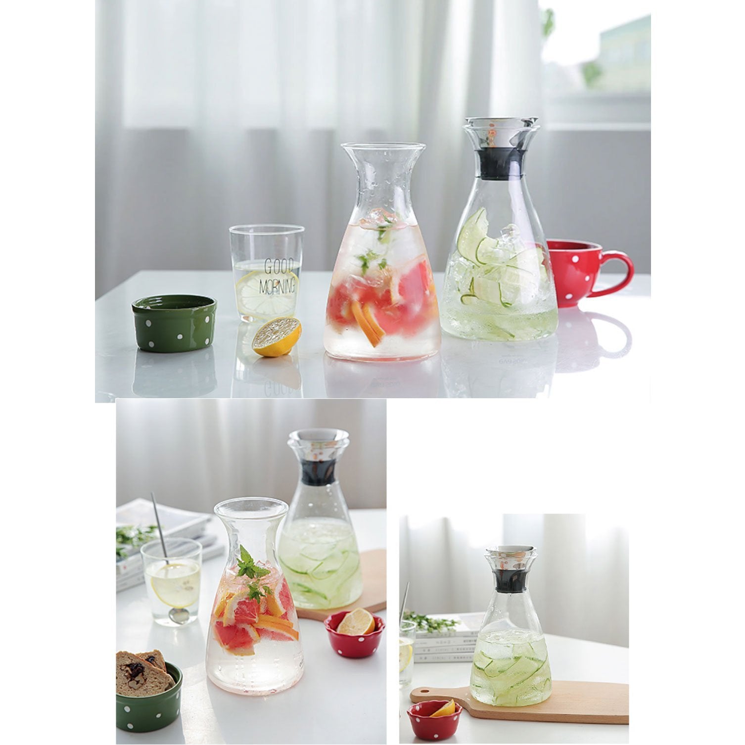 Kirrea Borosilicate Glass Water Bottle | Lersk