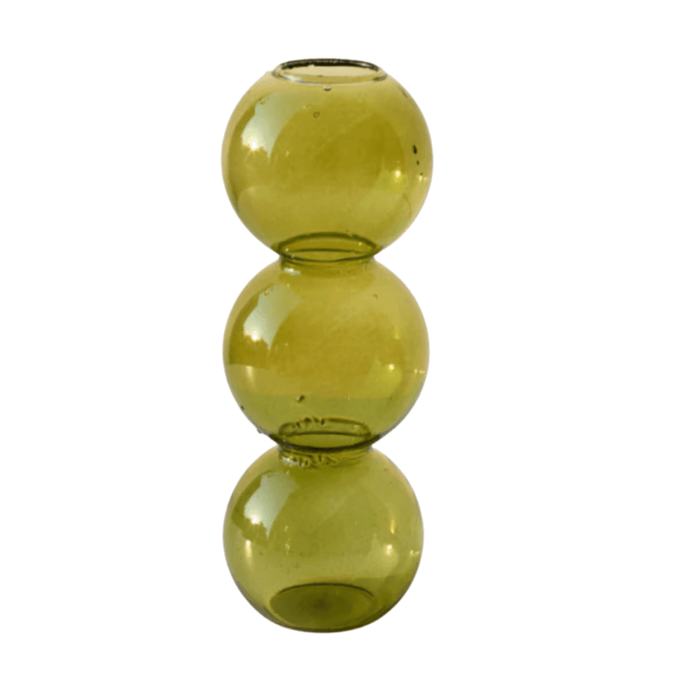 AuraGlass Bubble Vase for Crystal Clear Glass Decor | Lersk