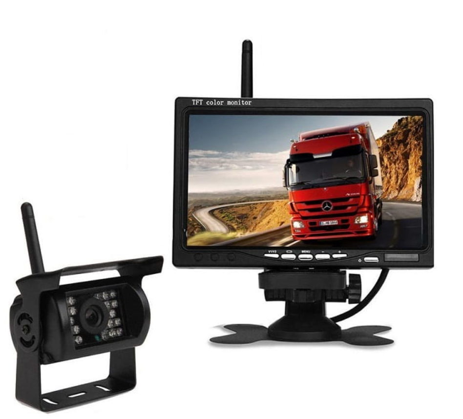 Trailer Truck RV Wireless Backup Camera System With 7-Inch Screen And Wide-Angle View | Lersk