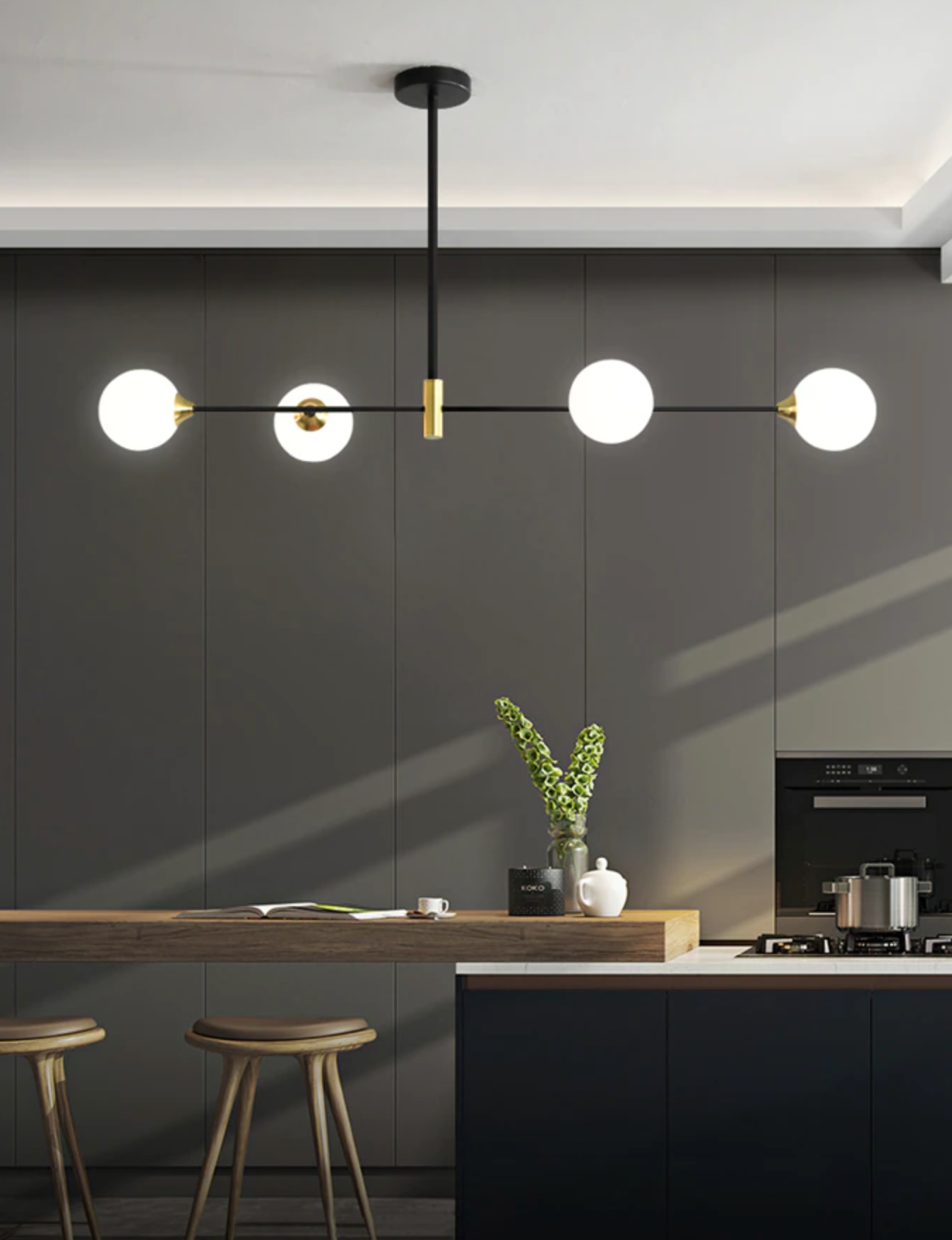 Stropní svítidlo Lyra Nordic Glass Ball s LED žárovkami E27 | Lersk