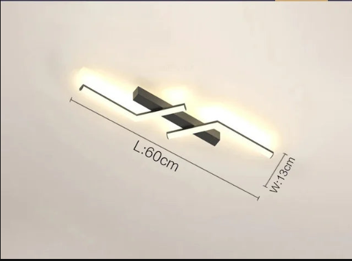 Stropní světlo SleekGlow LED Line pro moderní interiéry, energeticky úsporné | Lersk