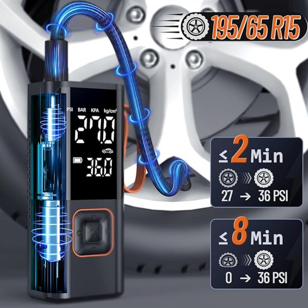 PulseAir Mini Cordless Inflator for Car, Bike, Ball | Lersk