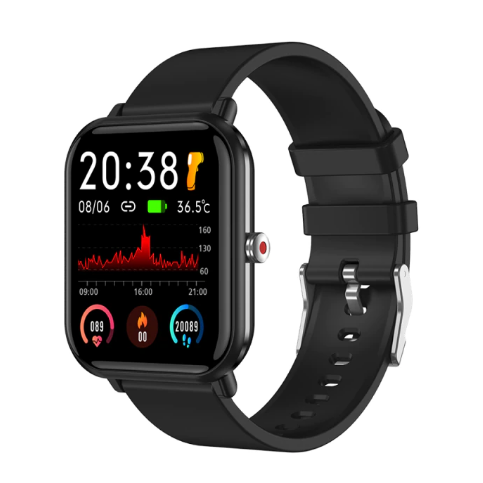 Montre connectée NexFit 2024 Sport étanche pour la pression artérielle au poignet, compatible Android et iOS | Lersk