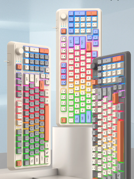 Tastiera RGB NexisKey a 94 tasti con manopola del volume per PC/portatile | Lersk